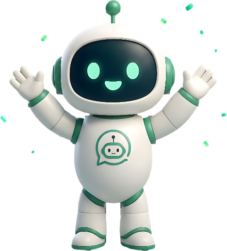 Mascote MandúZap comemorando